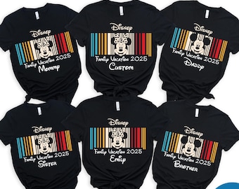 Magliette personalizzate per le vacanze in famiglia, magliette personalizzate con nome per la crociera Disney, magliette coordinate per le vacanze Disney in famiglia, magliette divertenti Disney, maglietta Disney