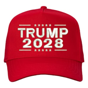 Trump 2028 Hat, Trump 2028 Embroidered Cap, Trump Again 2028 Cap, Support Trump Cap, Political Support Hat, Trump Gifts, Republican Gift