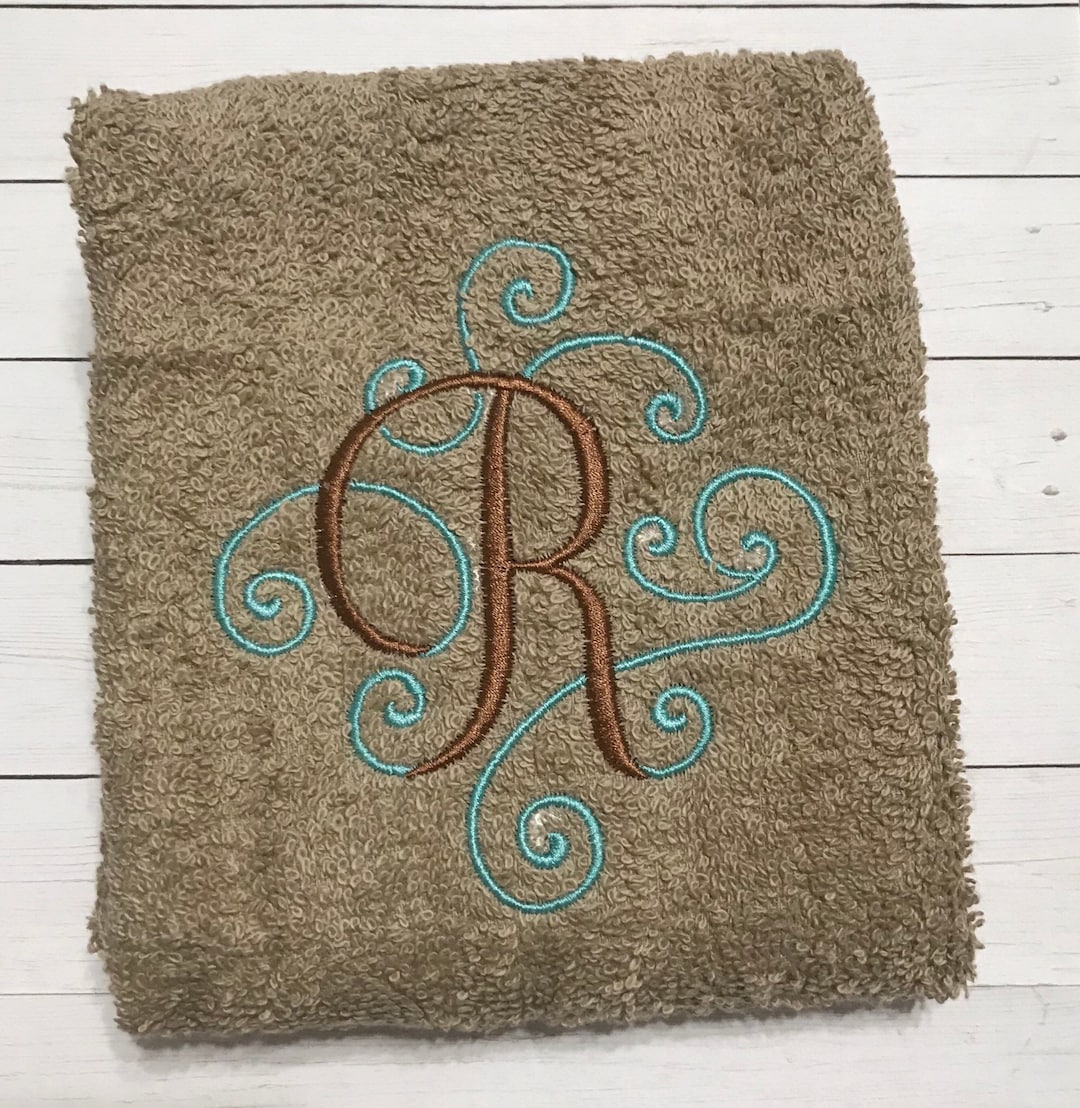 Monogram Hand Towelpersonalized Hand Towelshand Towels Bathroom