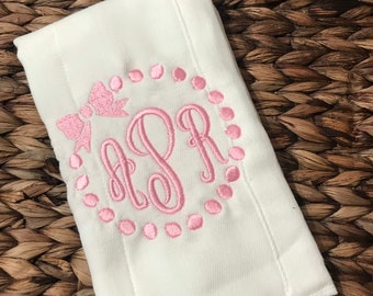 Baby Burp Cloth, Burp Cloths, Embroidered Burp Cloths, Personalized Burp Cloth, Custom Burp Cloth, Monogrammed Burp Cloth, Girl Burp Cloth