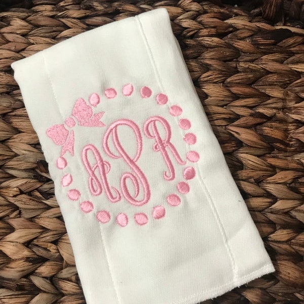 Baby Burp Cloth, Burp Cloths, Embroidered Burp Cloths, Personalized Burp Cloth, Custom Burp Cloth, Monogrammed Burp Cloth, Girl Burp Cloth