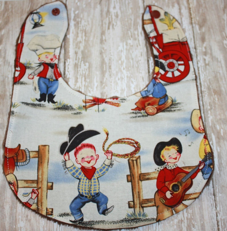Baby Boy Bib Western Baby Bib Cowboy Baby Bib Baby Bibs Etsy