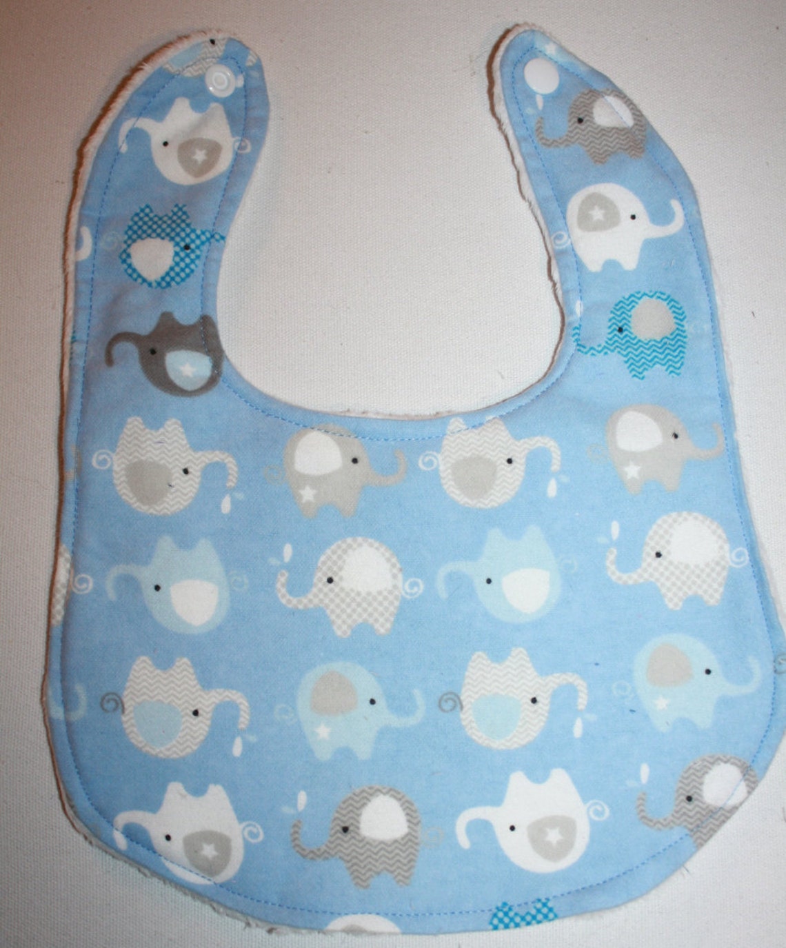 Baby Bibelephants Personalization Optional Baby Boy Bib Etsy