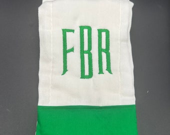Monogrammed Baby Burp Cloth-Boys Burp Cloths- Personalized Burp Cloths- Burp Cloths- Baby Shower Gift- Girls Burp Cloth- Baby Gift