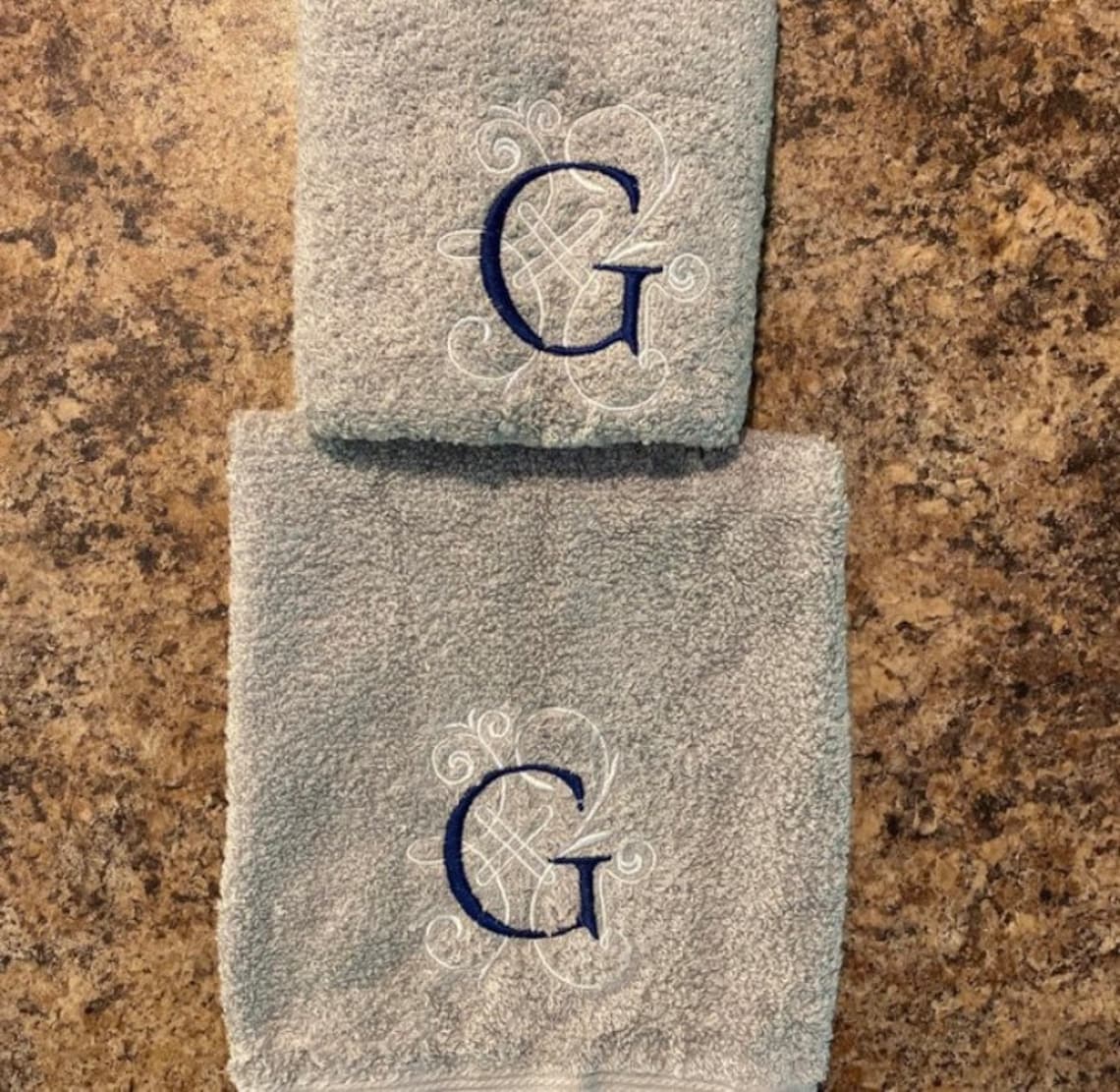 Personalized Hand Towels Bathroom Hand Towels Monogrammed Etsy