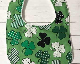 Baby Bib- St. Patricks Day Baby Bib- St. Pattys Day Bib- Monogram Bib- Baby boy bib- Baby Girl Bib- Bibs- Baby Bibs- St Patricks Day