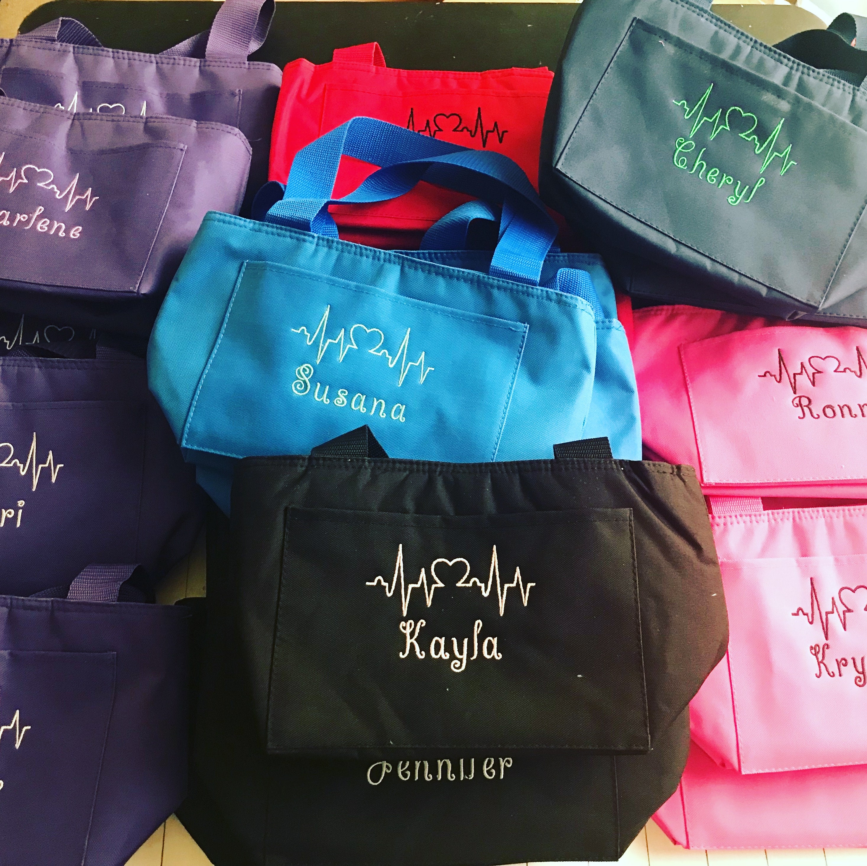 Custom Nurse Lunch Bag, Personalized Nurse Lunch Bags for Work, Customized  Lunch Box with Name Text Tote Bag Handbag for Women