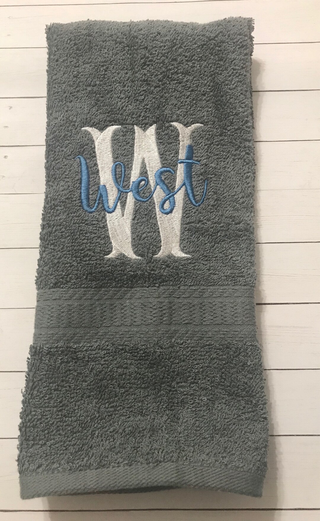 Personalized Hand Towelsmonogram Hand Towel Towels Hand Towels Initial Handtowels Wedding Gifts