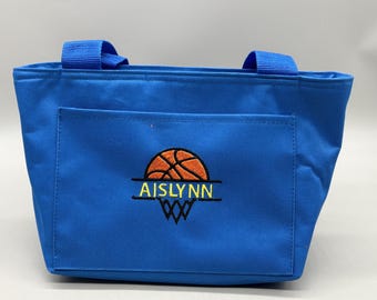 Basketball Personalized Lunch Box, Sports Team Gift, Sports Team Lunch Box, Lunch Boxes, Personalized, Gifts, Lunch Box for Basketball