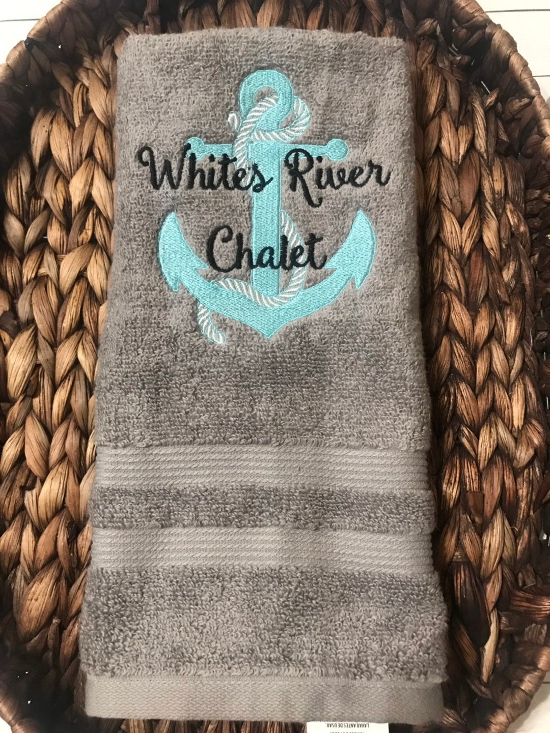 Nautical Hand Towelanchor Hand Towel Lake House Towel and Decoranchor