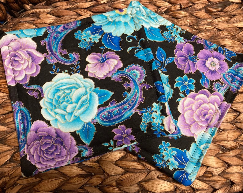 Potholder Sets Floral Potholders Hot Pads Kitchen Potholders Floral Kitchen Potholder Set