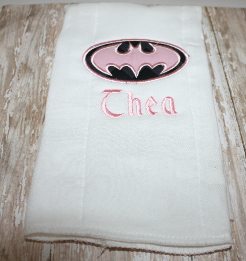 Baby Personalized Burp Cloth Batman