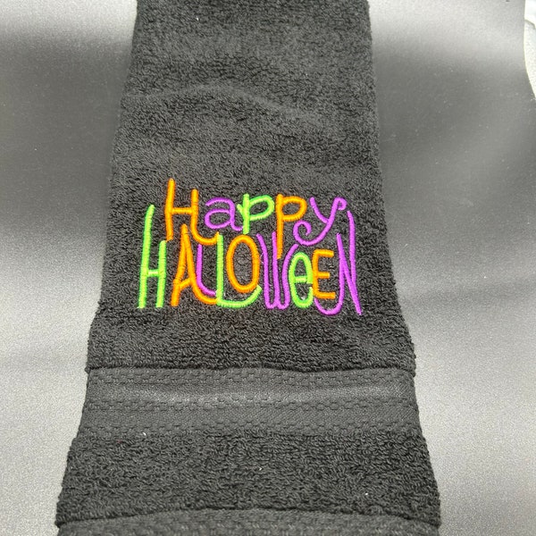 Halloween Hand Towels for Bathroom Etsy