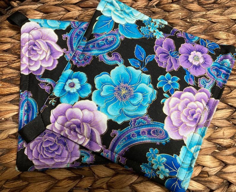 Potholder Sets Floral Potholders Hot Pads Kitchen Potholders Floral Kitchen Potholder Set