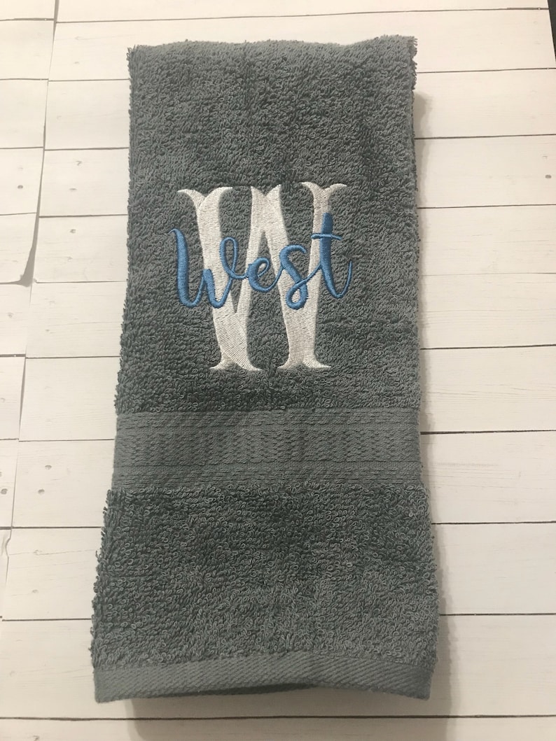 Personalized Hand Towelsmonogram Hand Towel Towels Hand Etsy