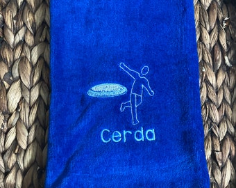 Disc Golf towel- Golf Towel- Disc Golf Personalized Towel- Custom- Disc Golf Accessories- Custom Golf Towel-Groomsmen Gift- Fathers Day Gift