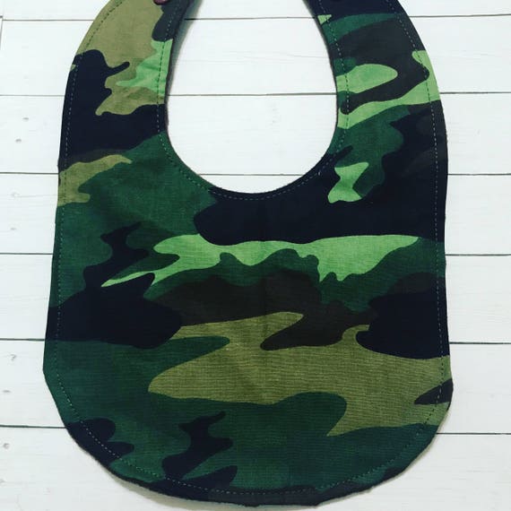 camo baby bibs