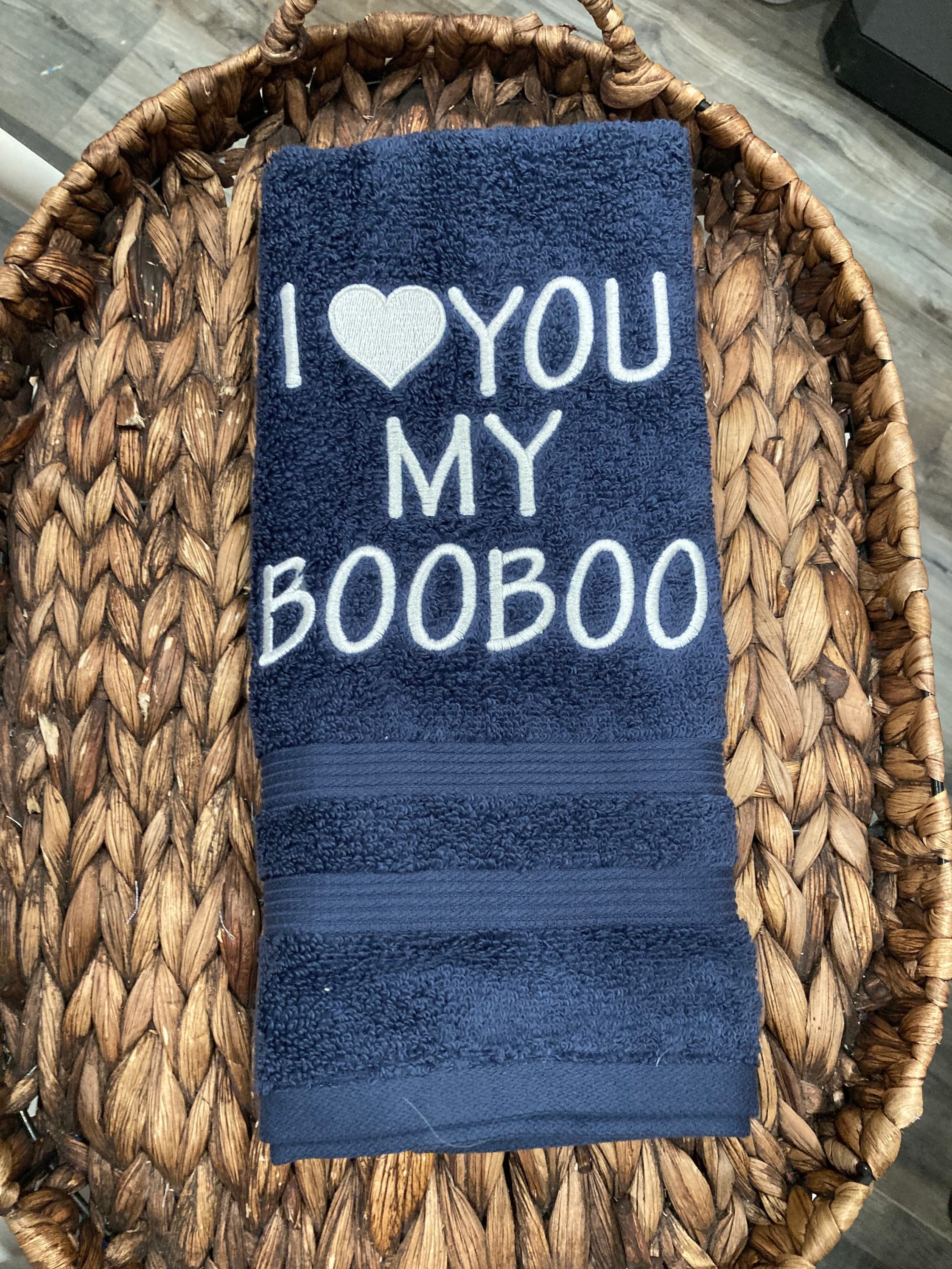 Personalized Hand Towel: Custom Saying, Monogrammed Bathroom Decor