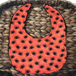 Handmade baby bib, Halloween baby bib, personalized baby bib, boys baby bib, girls baby bib, baby bibs, Halloween bib, monogram bib