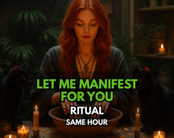 Let Me Manifest For You | Personalized Manifestation Ritual for Love, Luck, Career | Same Hour Psychic Reading & Energy Work