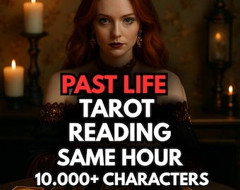 Past Life Tarot Reading: Karmic Insight & Soul Lessons (Same Hour PDF Delivery)