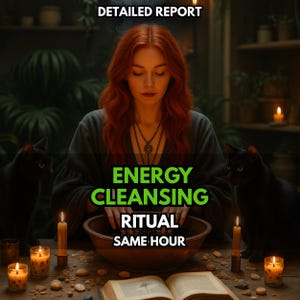 Ritual de limpieza energética personalizado / Elimina todas las malas energías y obstáculos / En la misma hora / Sanación espiritual personalizada