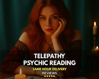 Telepathy Psychic Reading: Love & Relationship Insights (Fast Digital Delivery)