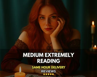 Clairvoyant Medium Reading | Same Hour Psychic Reading, Extremely Detailed, Honest Guidance & Spiritual Insight