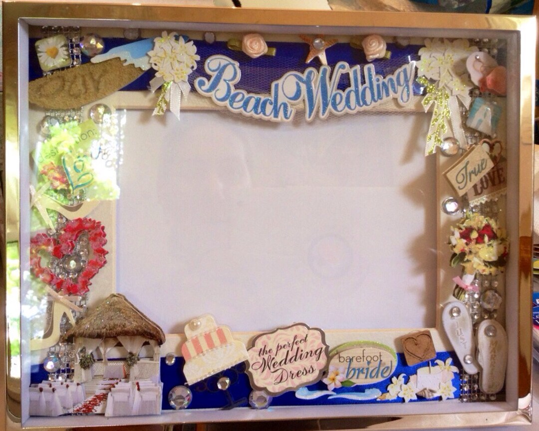 Beach Wedding Picture Frame Etsy