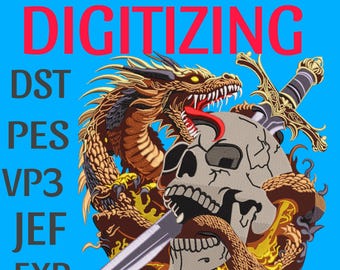 Custom Embroidery Digitizing, Logo Digitizing Service, Digitize Embroidery Design