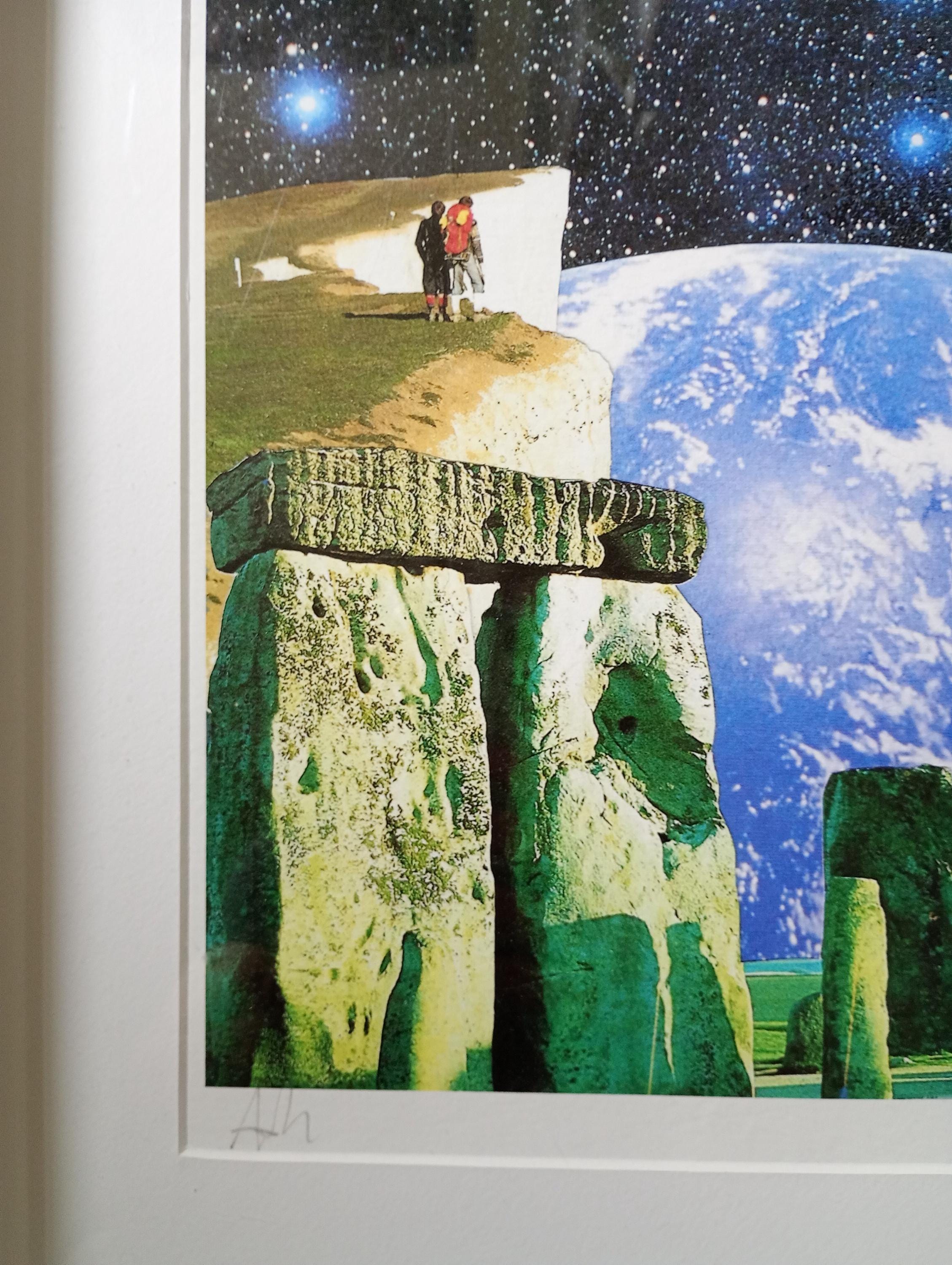 Solstice Collage Earth Solstice - Surreal Collage Art Print - Etsy Australia