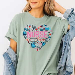 Krankenschwester Shirt, Stethoskop Krankenschwester Shirt, Krankenschwester Wertschätzung, Geschenk für Krankenschwester, Krankenschwester Shirt, Krankenschwester Shirt
