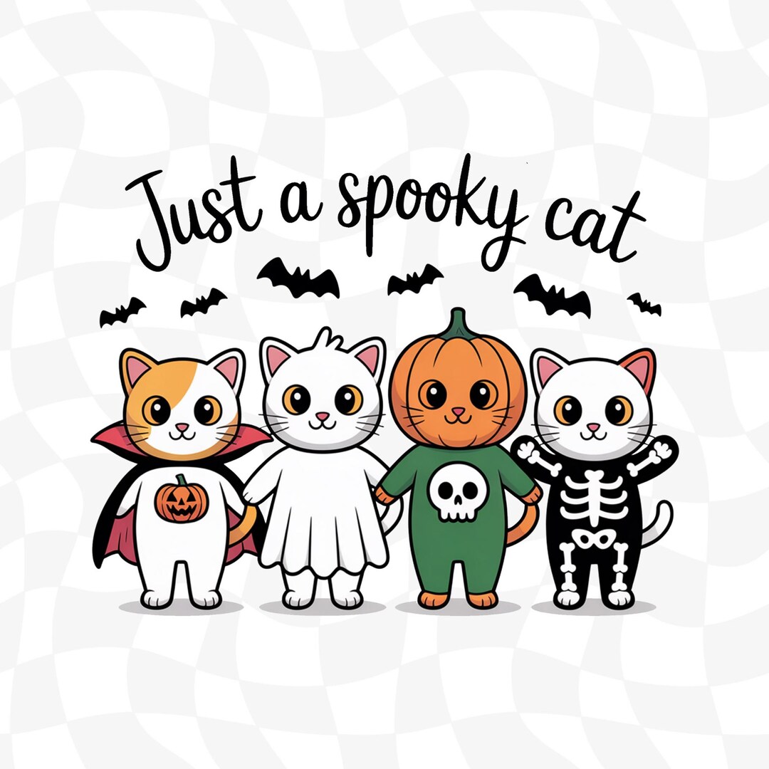 Just a Spooky Cat Svg, Spooky Season 90s Nostalgia Horror Goosebumps ...