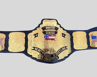 WCW United States Championship-riemreplica – titelriem worstelen volwassenen – verguld verzamelcadeau