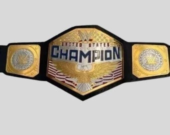 Réplica del cinturón del Campeonato de Estados Unidos de la WWE – Cinturón de título de lucha libre, artículo de colección para adultos, ideal para cosplay y exhibición.