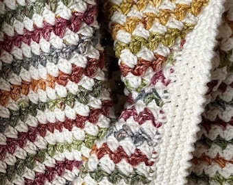 Over the River and Through the Woods Throw Crochet PATTERN (English only)