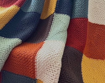 Patchwork Home Throw Crochet PATTERN (English only)©