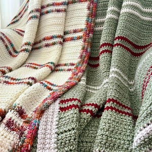 MOTIF de jeté au crochet Cosy Color Me, coloris d'automne et de Noël (en anglais uniquement)©