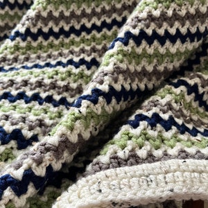 Karter&#39;s Throw Crochet Blanket PATTERN (English only)
