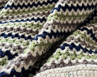 Karter's Throw Crochet Blanket PATTERN (English only)©