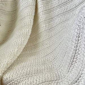 Linked Treble Crochet Baby Blanket PATTERN (English only)©