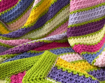 Nature Awakens Crochet Throw PATTERN (English only)©