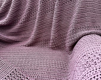 The August Crochet Throw© PATTERN (English only)