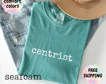 Comfort Colors Centrist Anti Trump T Shirt, Feminist Liberal Tee, Free Democracy Political Shirt, Resist Fascism Anti MAGA Tshirt, Protest