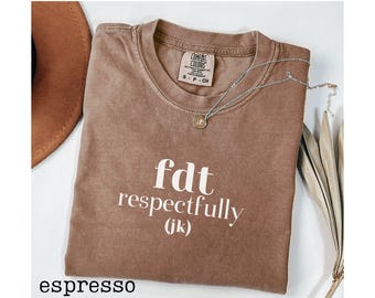 Comfort Colors Subtle Anti Trump T Shirt, Feminist Liberal Tee, Democrat Unisex Political Shirt, Resist Fascism Anti MAGA Tshirt, FTD Boho