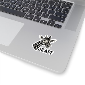 Giraffe Kiss-Cut Stickers | Fun Animal Stickers for Decor, Laptop, Water Bottle, Scrapbooking | Perfect Gift for Animal Lovers