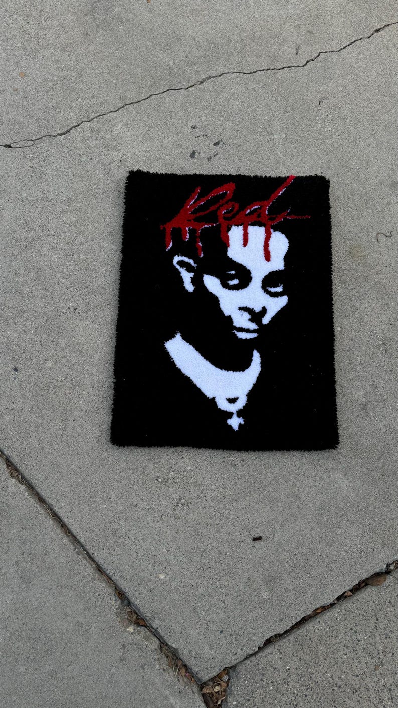 Playboi Carti Whole Lotta Red Hand Tufted Rug - Etsy