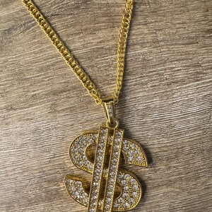 90s Bling Bling Necklace - Etsy