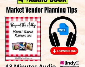 Market Vendor Planning Tips Audiobook – Crafter Business Guide (MP3 Download)