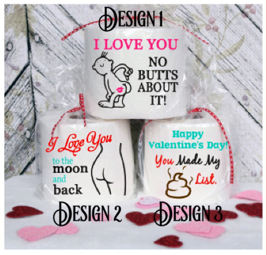 Gag Gift Valentine's Day Toilet Paper Funny TP Etsy